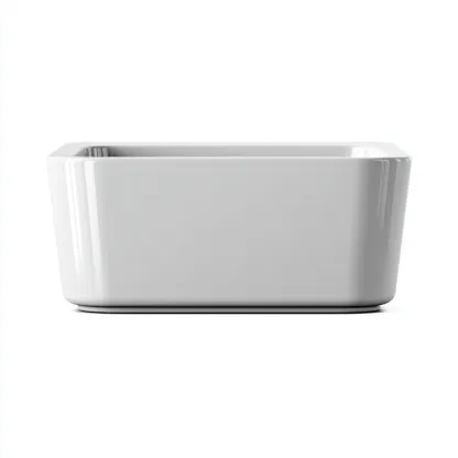 Baignoire-Acrylique-170x75x58 cm-Blanc-Design moderne-Placidla