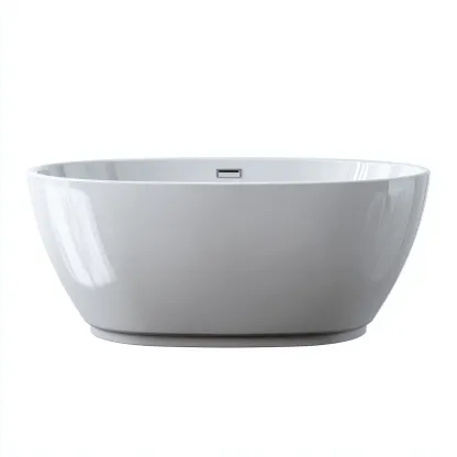 Baignoire-Acrylique-160x82x58 cm-Blanc-Design moderne-Placidla