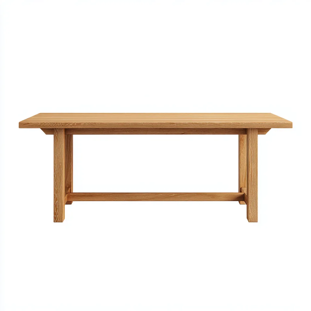 Table de jardin-bois-185x90x75 cm-bois naturel-style classique-Placidla