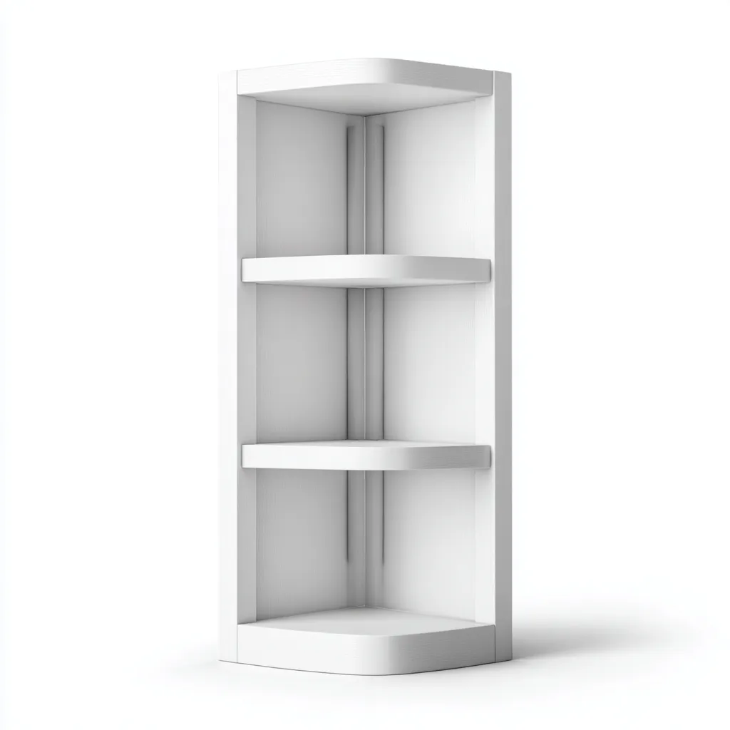 Rangement de salle de bain - plastique ABS - 31x28x186 cm - blanc - style moderne-Placidla