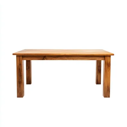 Table de jardin-bois-180x85x75 cm-bois naturel-style rustique-Placidla