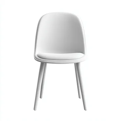 Chaise de jardin-plastique-tissu-51x53x79 cm-blanc-moderne-Placidla