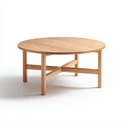 Table de jardin-bois-90x90x47 cm-bois clair-style naturel-Placidla
