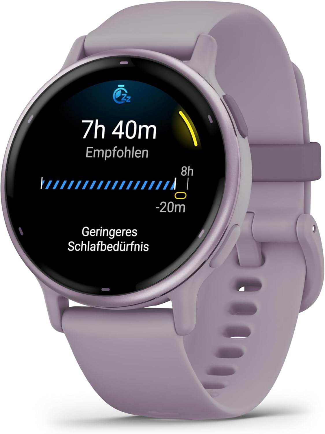 Garmin Vívoactive 5, Smartwatch con GPS, Pantalla AMOLED, Funciones Esenciales de Salud y Forma física y hasta 11 días de autonomía, Lila Reacondicionado-Sereneano