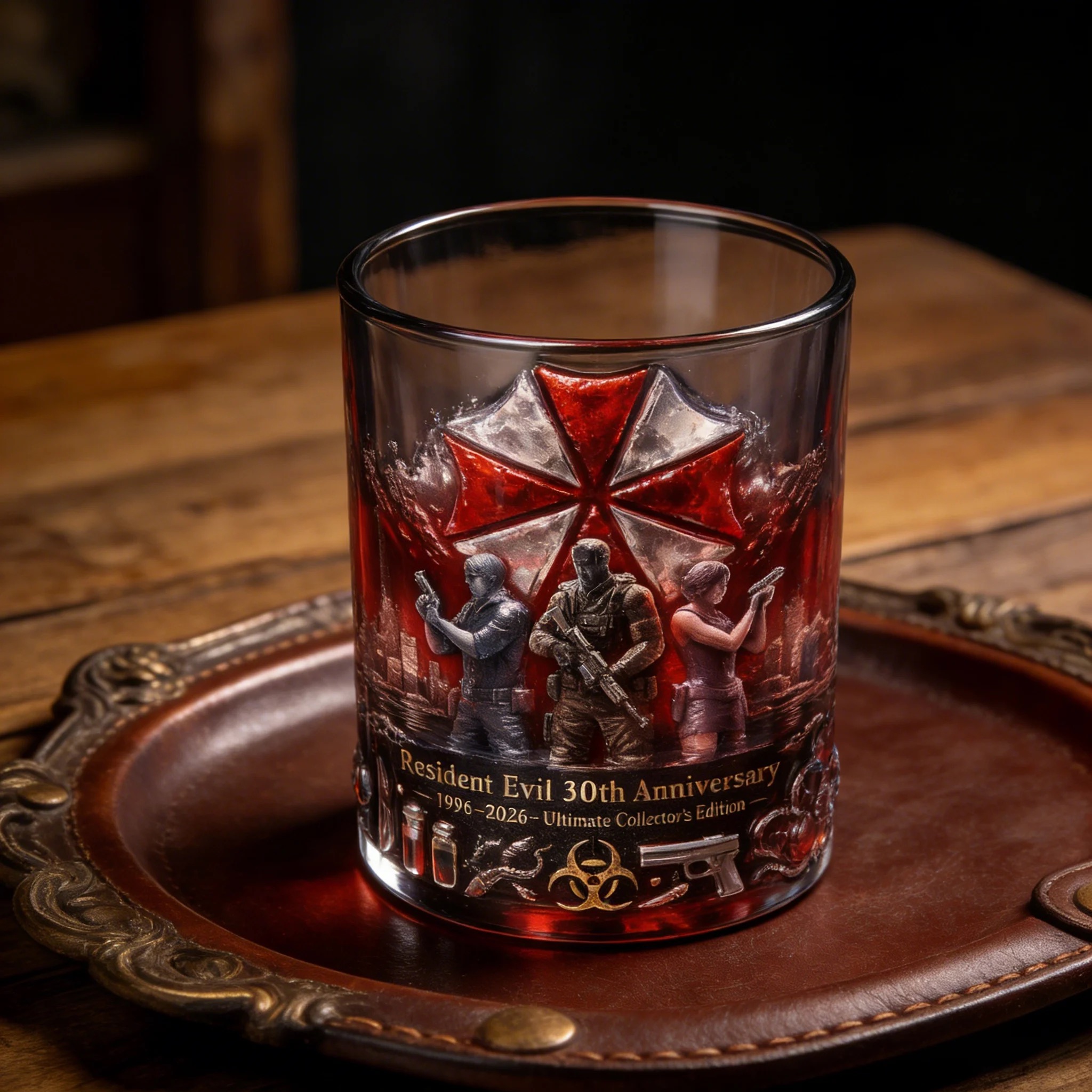 🍺Resdent Evil 30th Anniversary Collector Glass