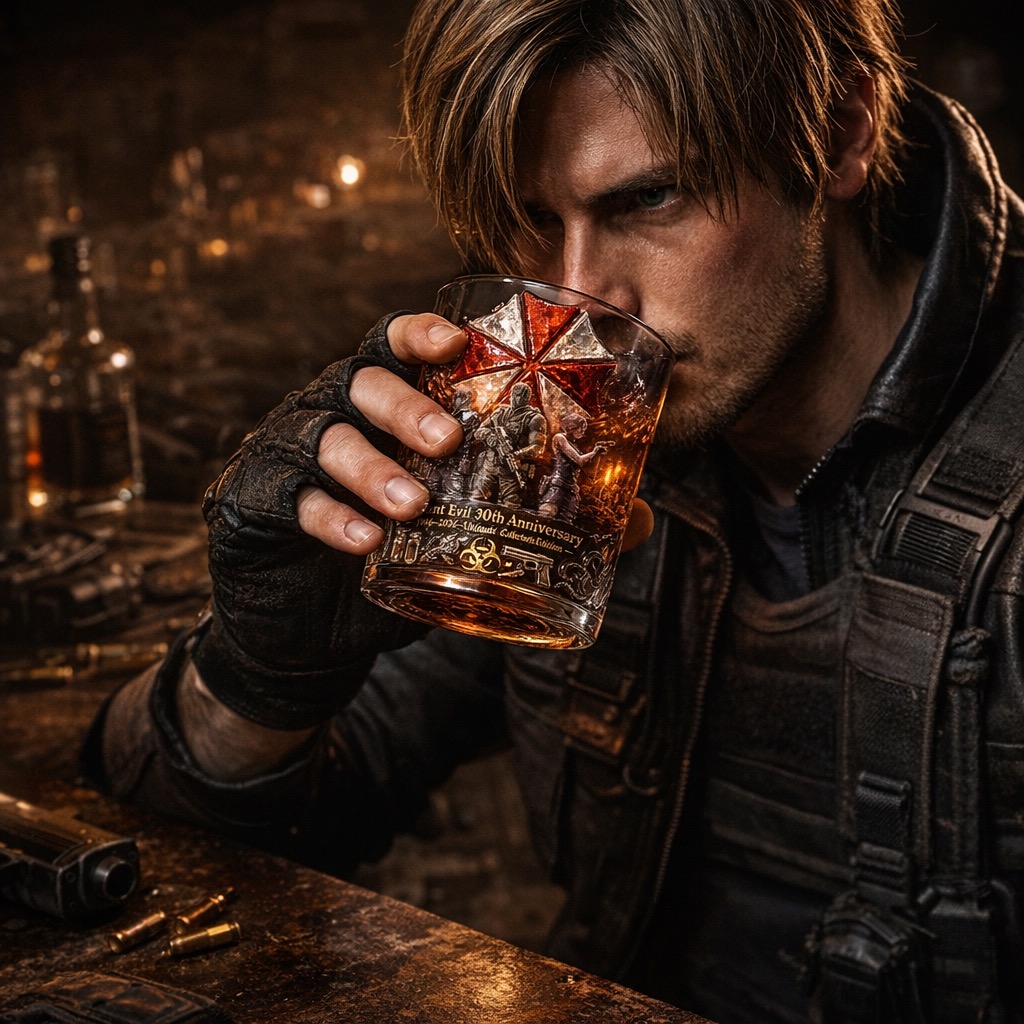 🍺Resdent Evil 30th Anniversary Collector Glass