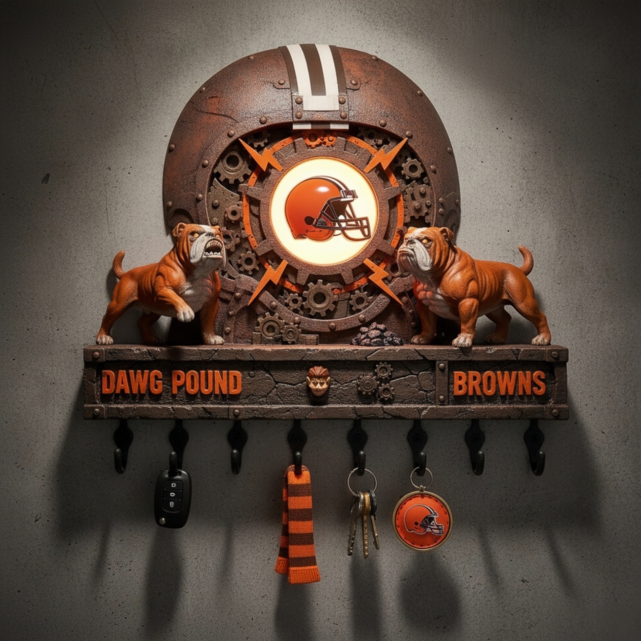 🏈🌌 Spirit Guardian Wall Key Holder 🔑