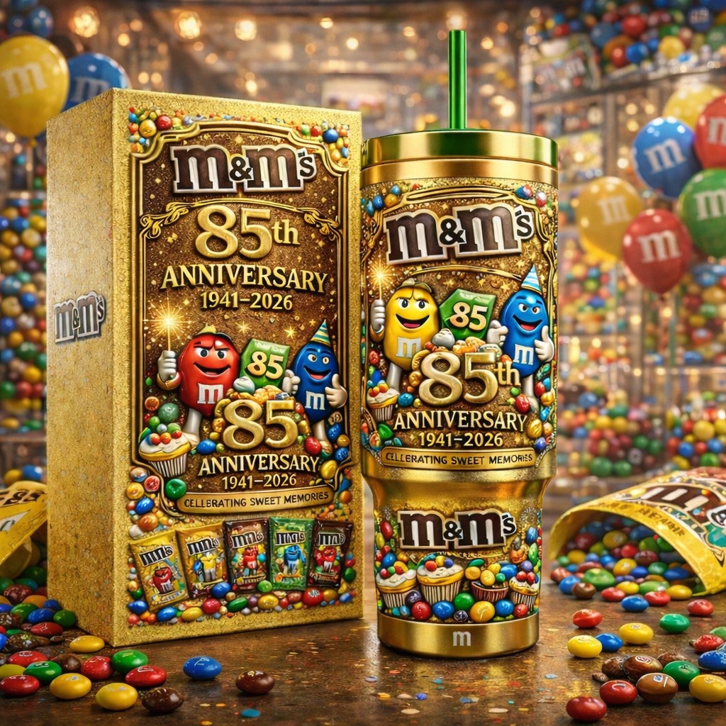 MM 85th Anniversary 3D Relief Insulated Tumbler