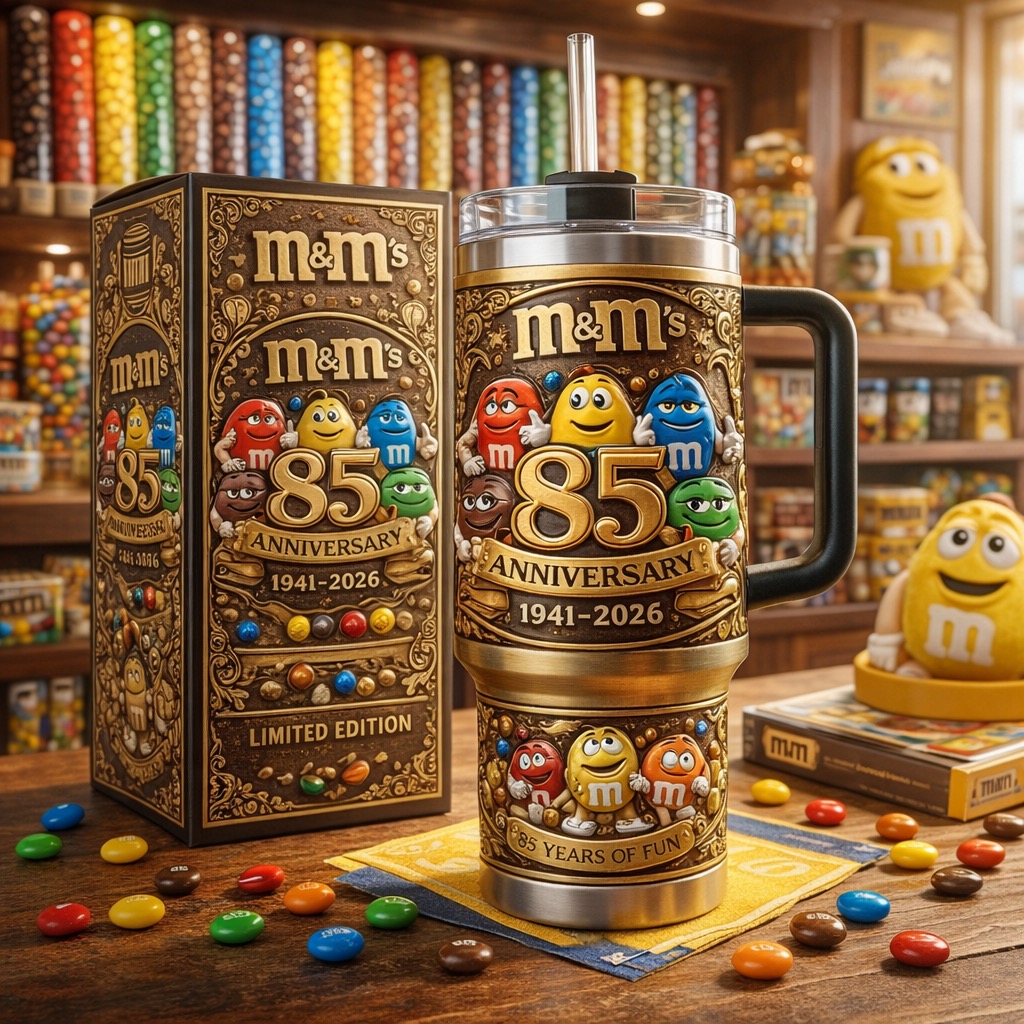 MM 85th Anniversary 3D Relief Insulated Tumbler
