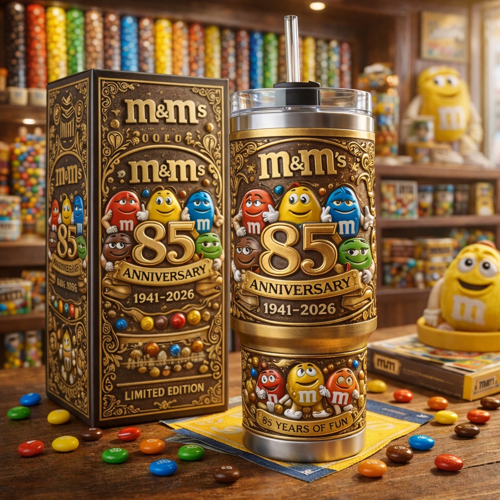 MM 85th Anniversary 3D Relief Insulated Tumbler