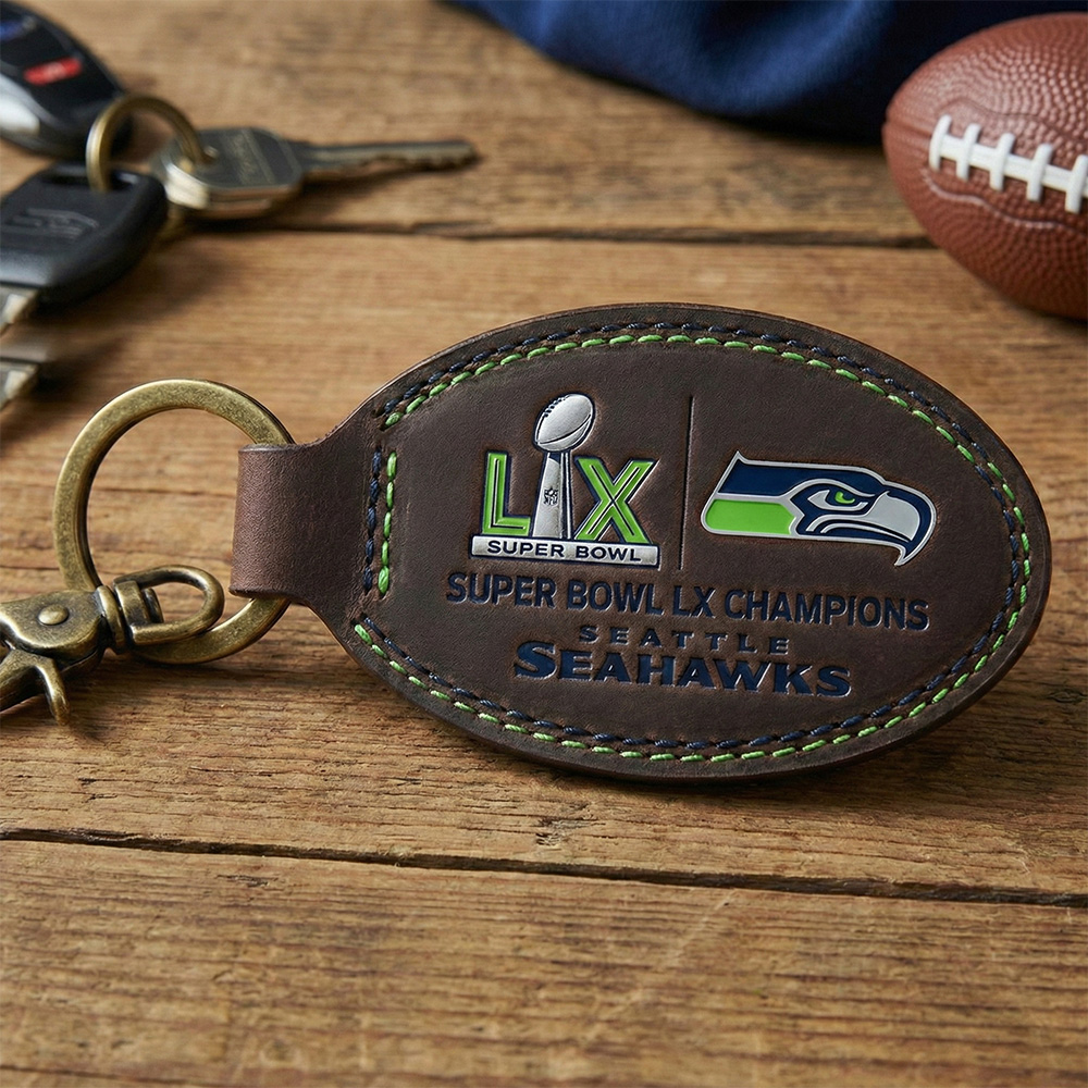 LX Champions Leather Keychain
