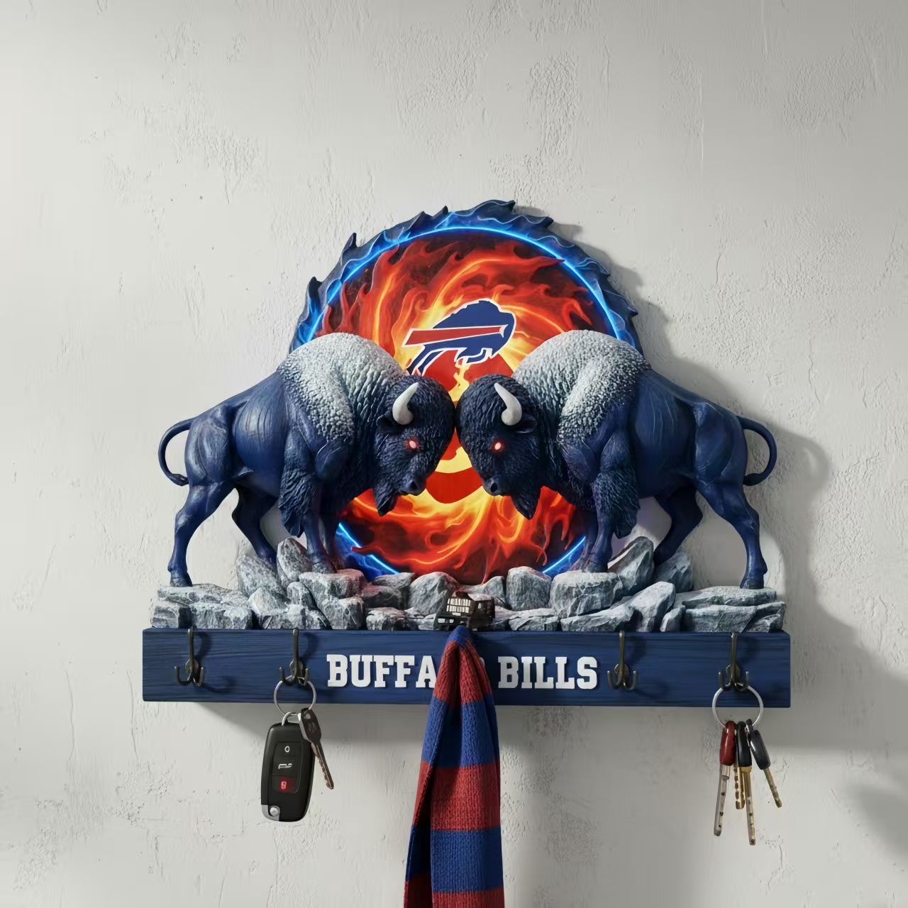 🏈🌌 Spirit Guardian Wall Key Holder 🔑