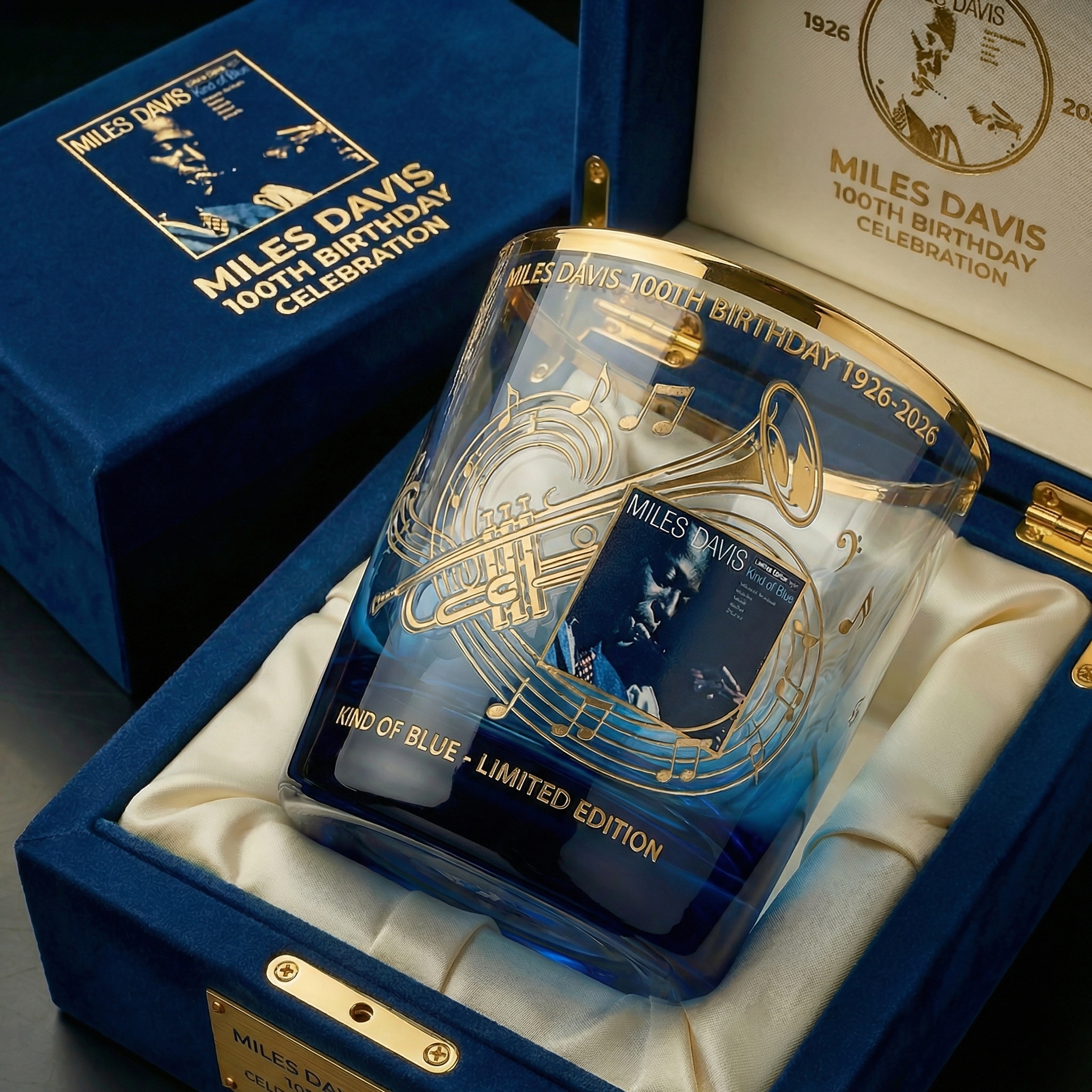 Blue Era Jazz Crystal Tumbler – Centennial Collector Edition