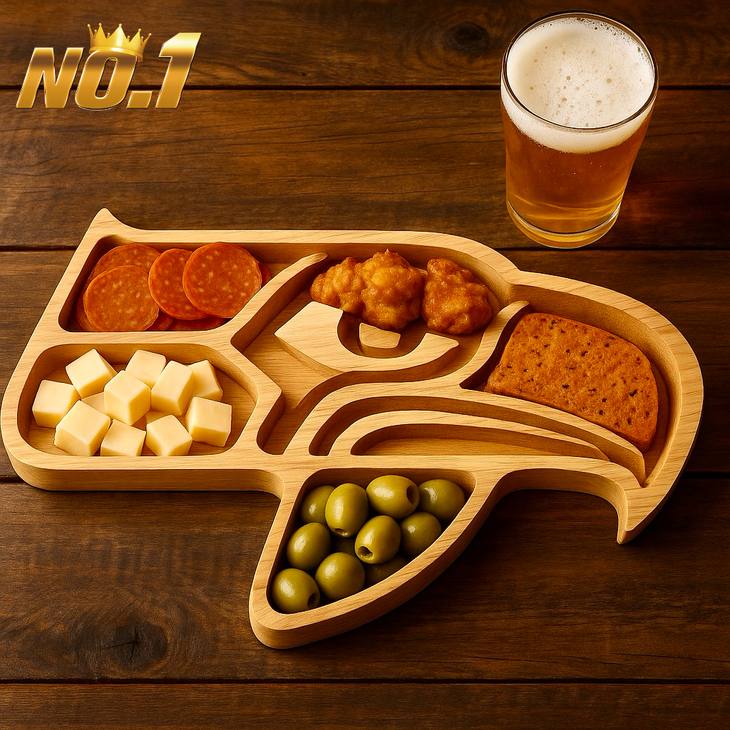 Team Legacy Wooden Charcuterie Board – Limited Edition Game Day Platter