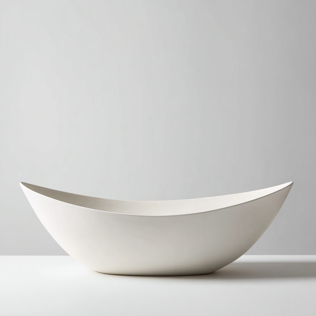 Lavabo en céramique - blanc - 48x32x15 cm - salle de bain - design contemporain-Roomoliq