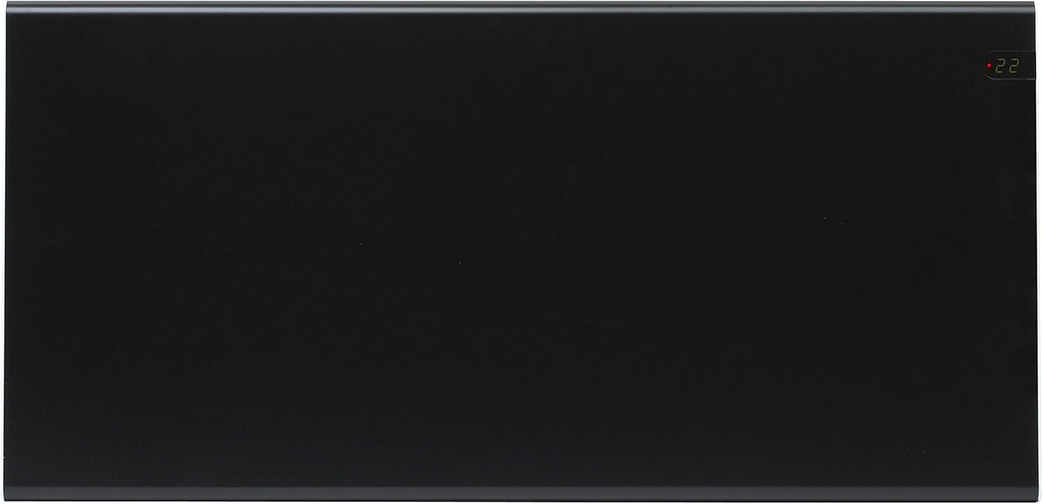 Adax Neo NP - Radiador Electrico Bajo Consumo 1000W | Calefactor Bajo Consumo | Radiador eléctrico moderno | Altura 370mm | Calefactor Electrico KDT Negro | IP20