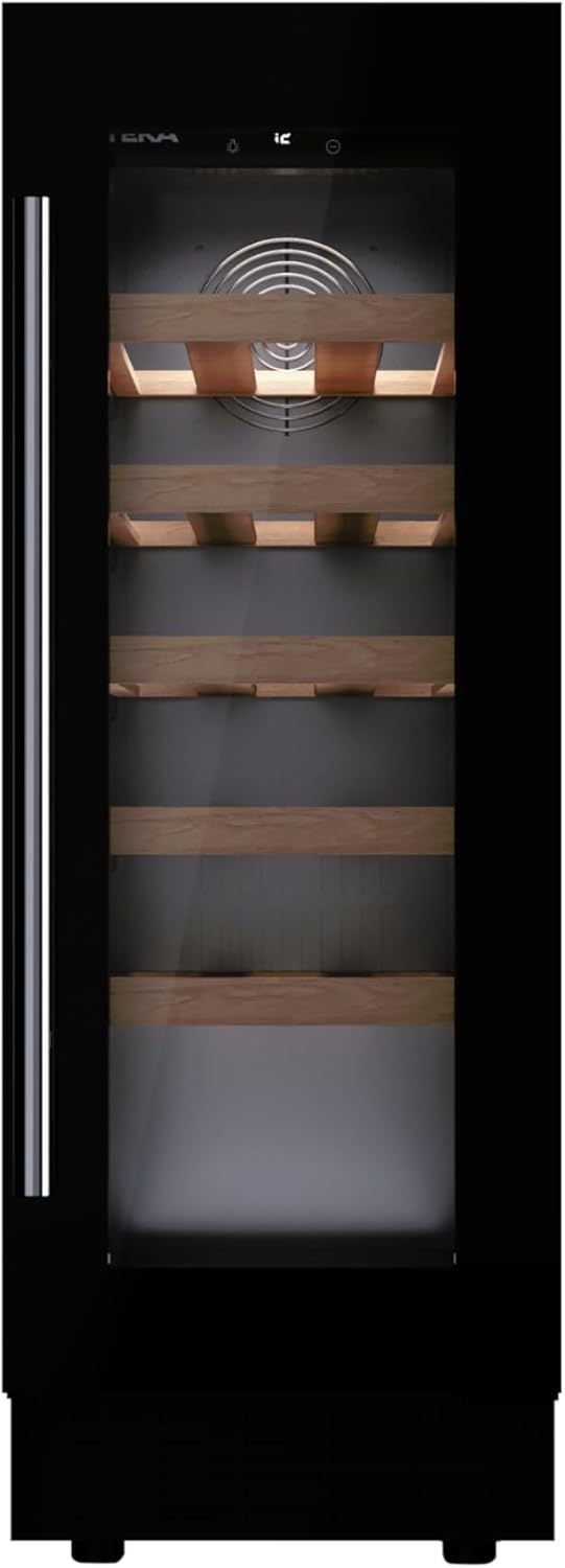 Teka - Vinoteca - Enfriador de vinos independiente con capacidad para 20 botellas y control de temperatura ajustable - Modelo Sommelier RVU 10020 GBK