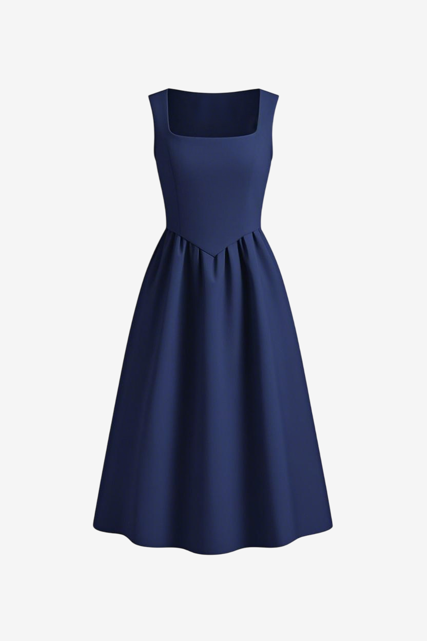 Square Neck Vianna Vest Dress