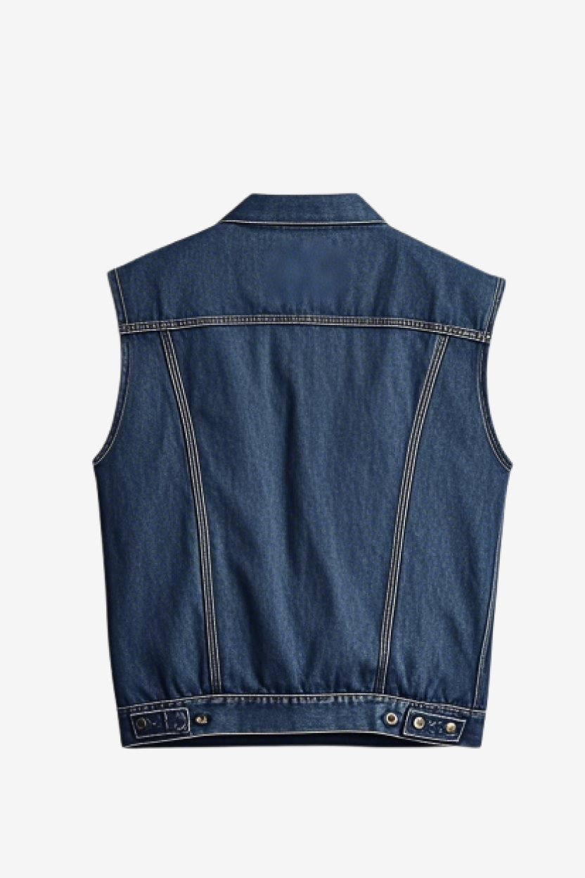 Relaxed Trucker Vest