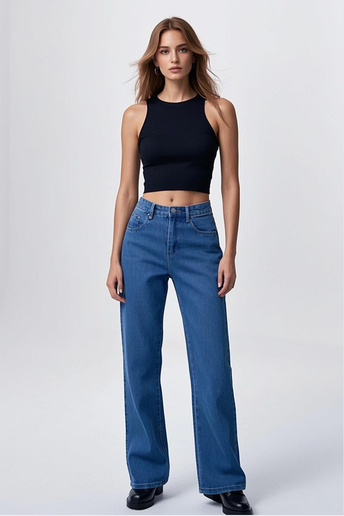 Baggy Women's  Straight Jeans