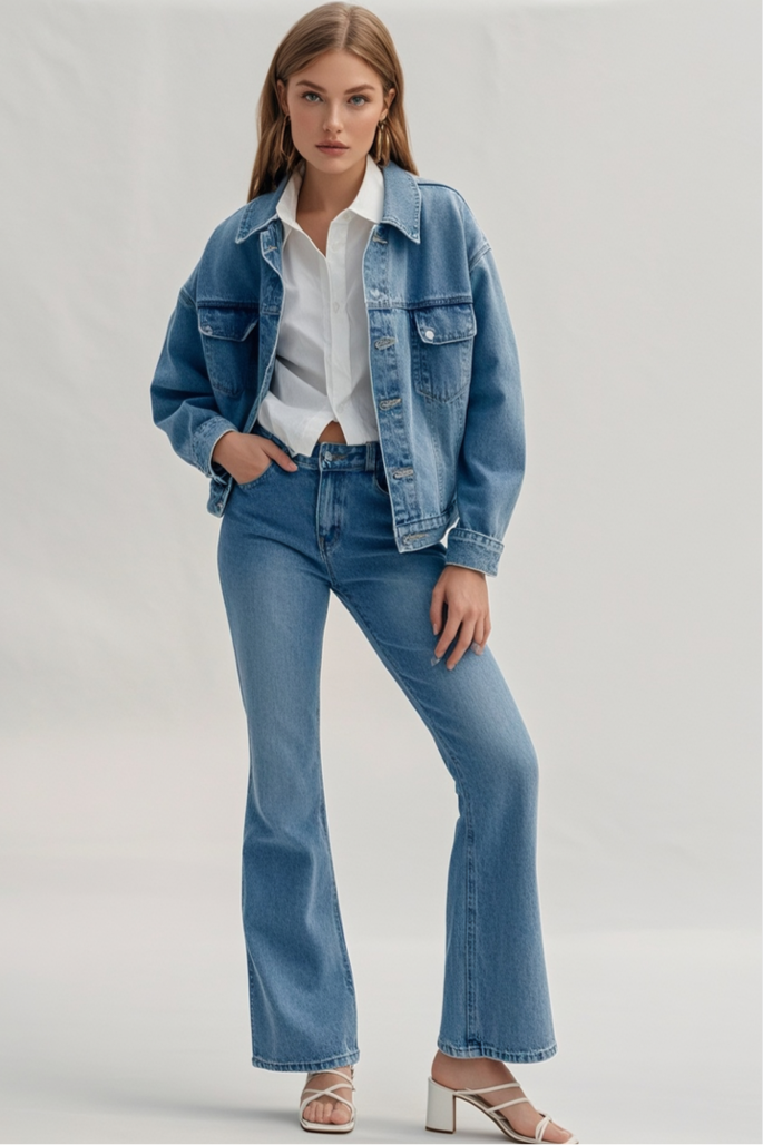 High Rise Flare Women's Jeans