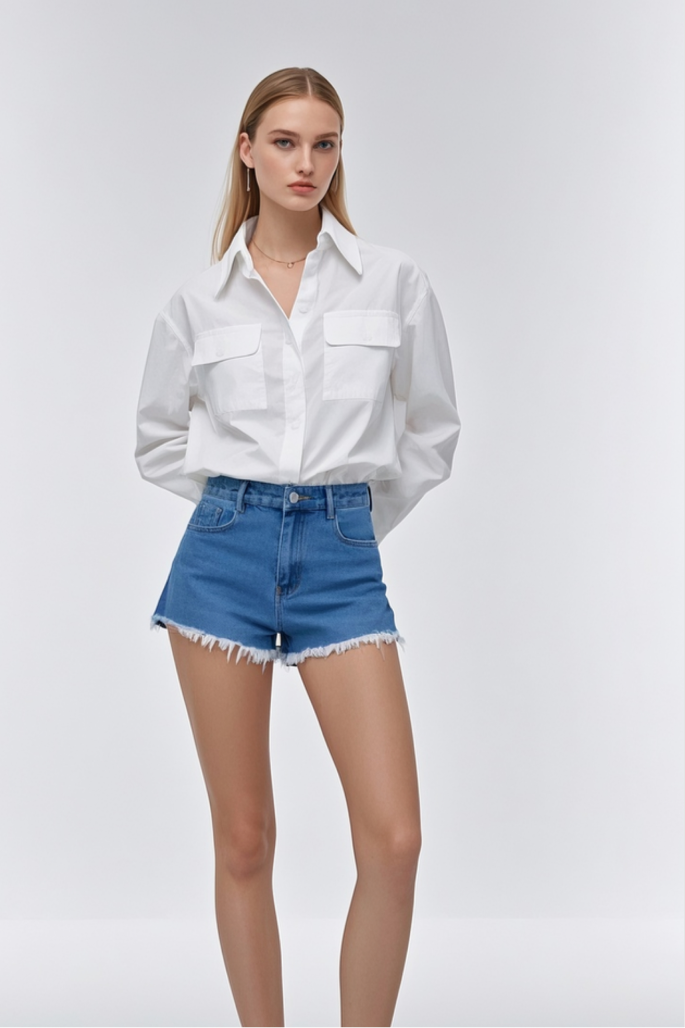 High Rise Women's Shorts