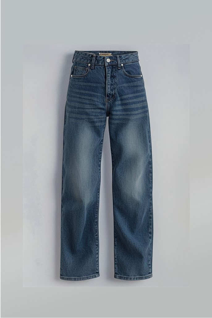 Fasion Wide Leg Jeans