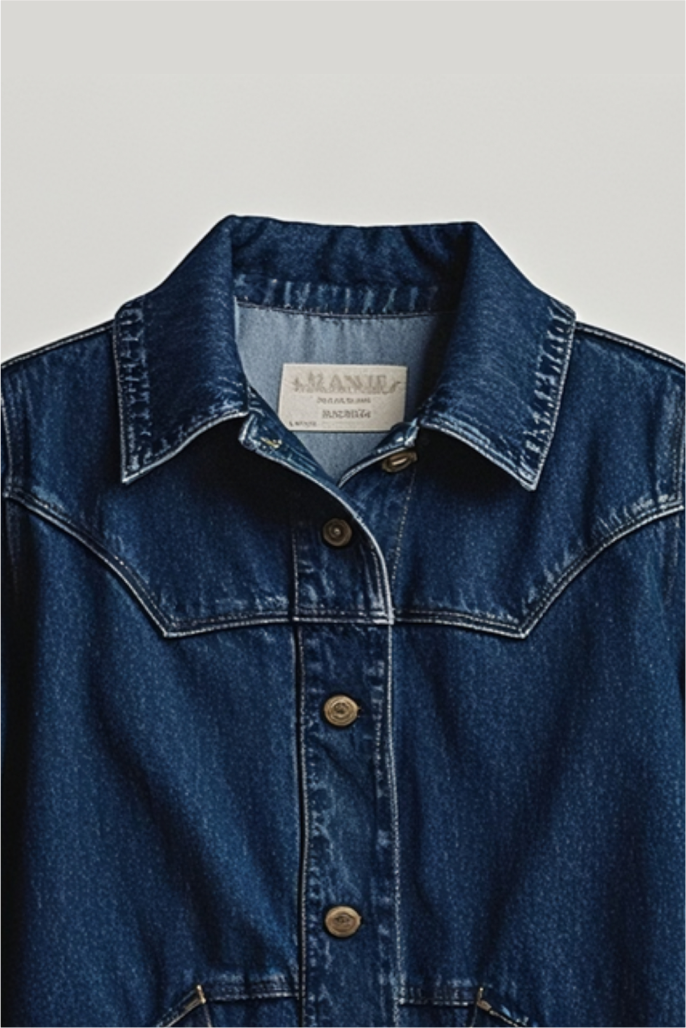 Fasion 90s Stitch Trucker Jacket