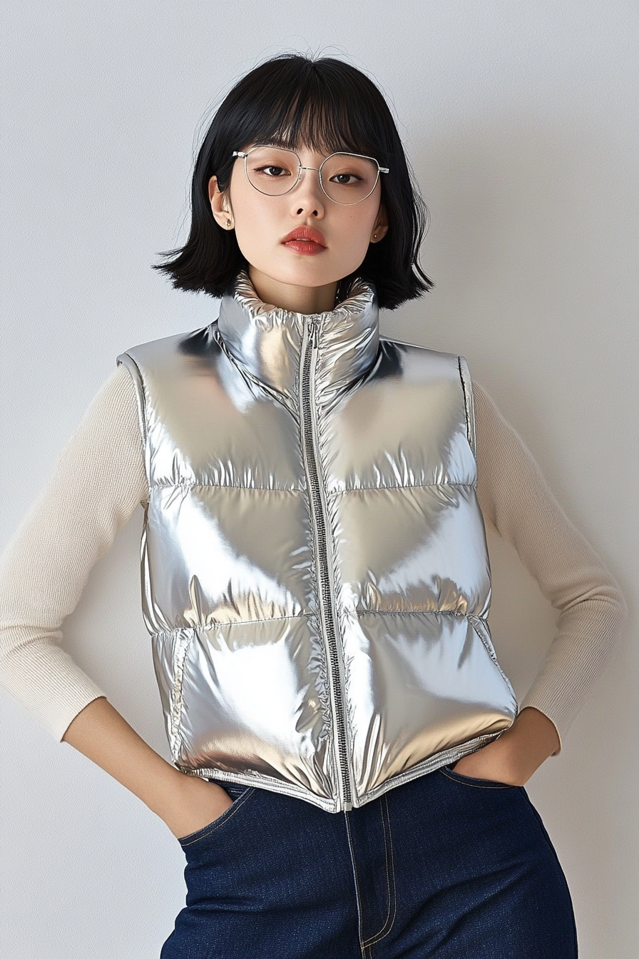 Trendy Silver Rockridge Vest