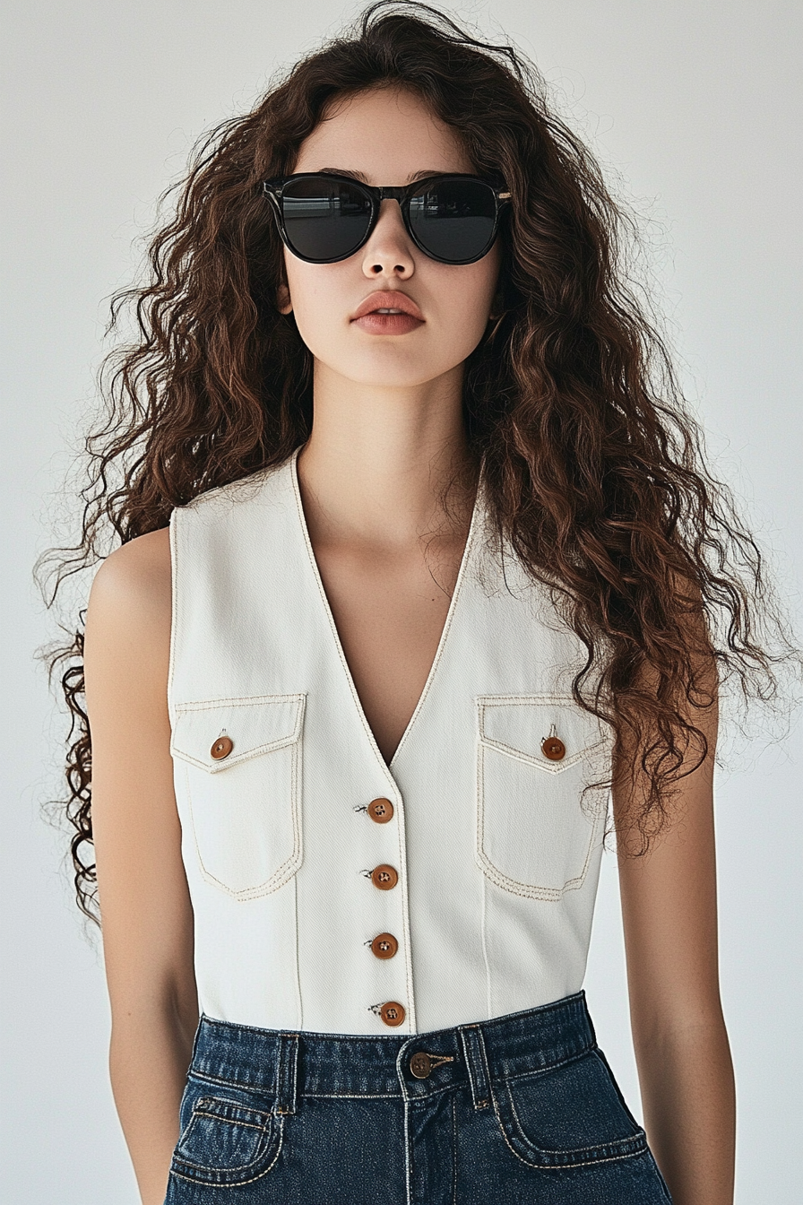 Fashionable Braided Vest