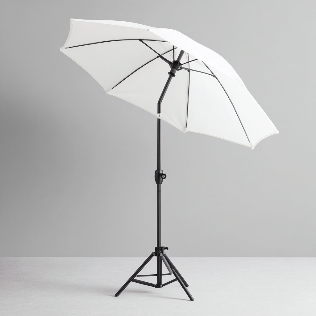 Ombrellone da giardino alluminio 200x230 cm - bianco - nero - adatto per uso outdoor in giardino design regolabile-Frameuna