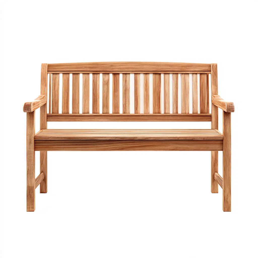 Panca da giardino legno massello 130x60x90 cm - legno naturale - adatto per giardino esterno - stile classico-Frameuna