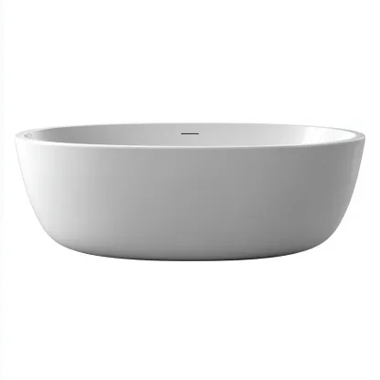 Vasca da bagno acrilico 168x80x60 cm - bianco - per bagno design moderno-Frameuna