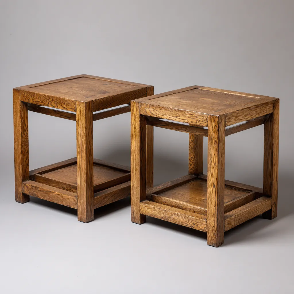 Comodino in legno massello - 45x35x50 cm - legno naturale - per camera da letto - design moderno-Frameuna