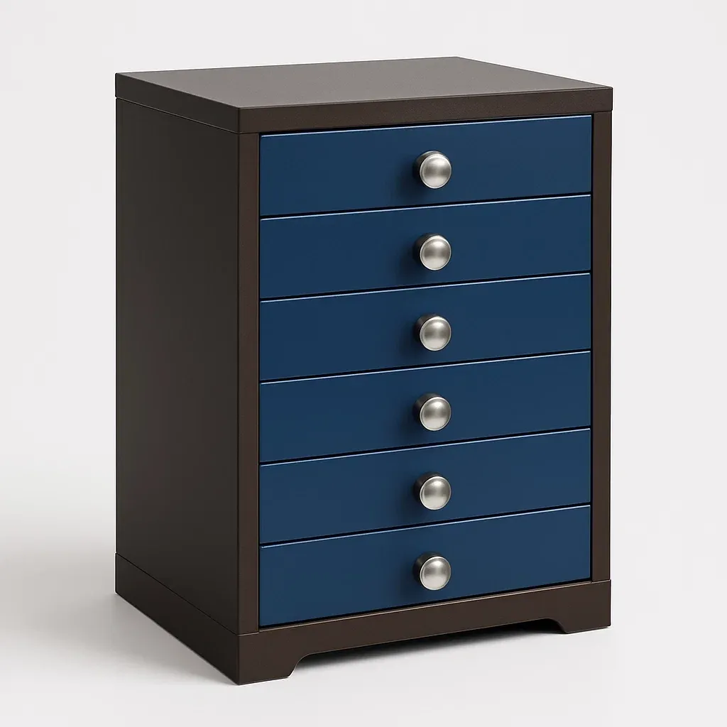 Cassettiera da camera da letto in legno MDF-Divanimo