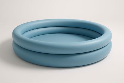 Piscine gonflable ronde en plastique PVC bleu