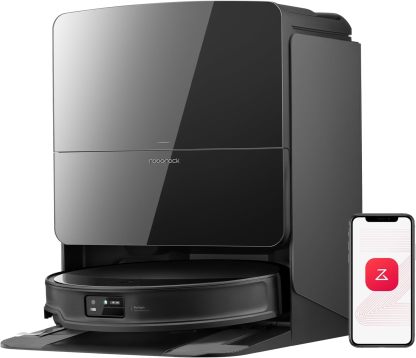 roborock Saros 10R Saugroboter mit Wischfunktionundangebbarem Wischmopp, 22,000 Pa, 7,98cm Ultra - Slim Design, StarSight System 2.0, Zero - Tangle System-Snugsta