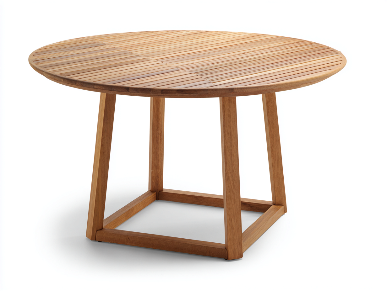 Esstisch Holz rund 110x110x75 cm - naturholzfarbe - geeignet für Esszimmer - schlichtes Design-Snugsta