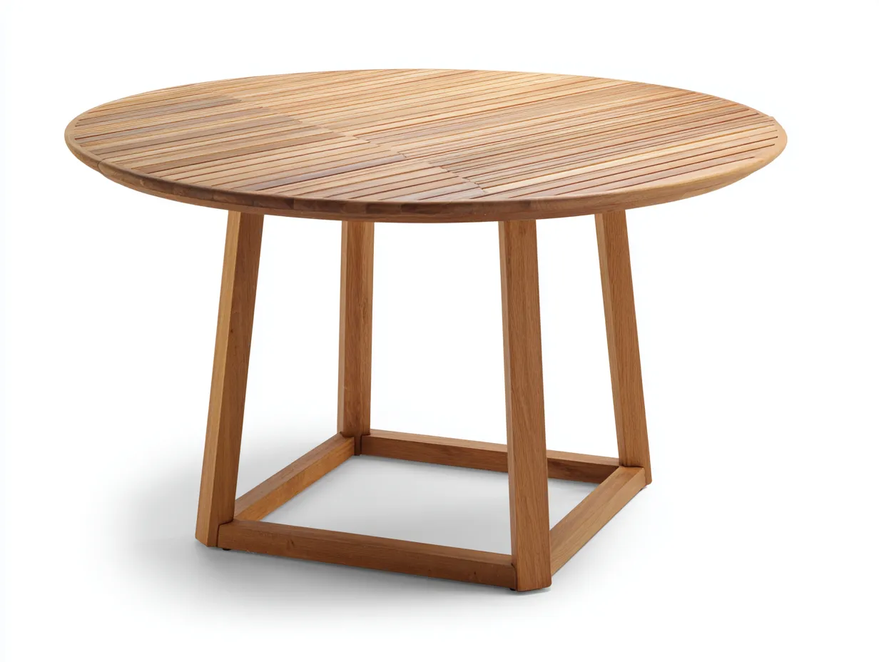 Esstisch Holz rund 110x110x75 cm - naturholzfarbe - geeignet für Esszimmer - schlichtes Design-Snugsta