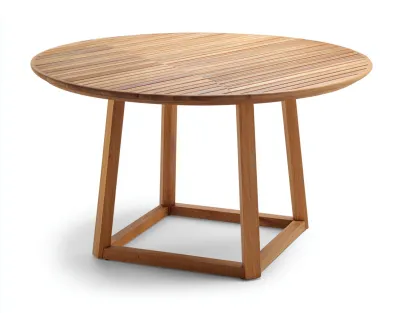 Esstisch Holz rund 110x110x75 cm - naturholzfarbe - geeignet für Esszimmer - schlichtes Design-Snugsta