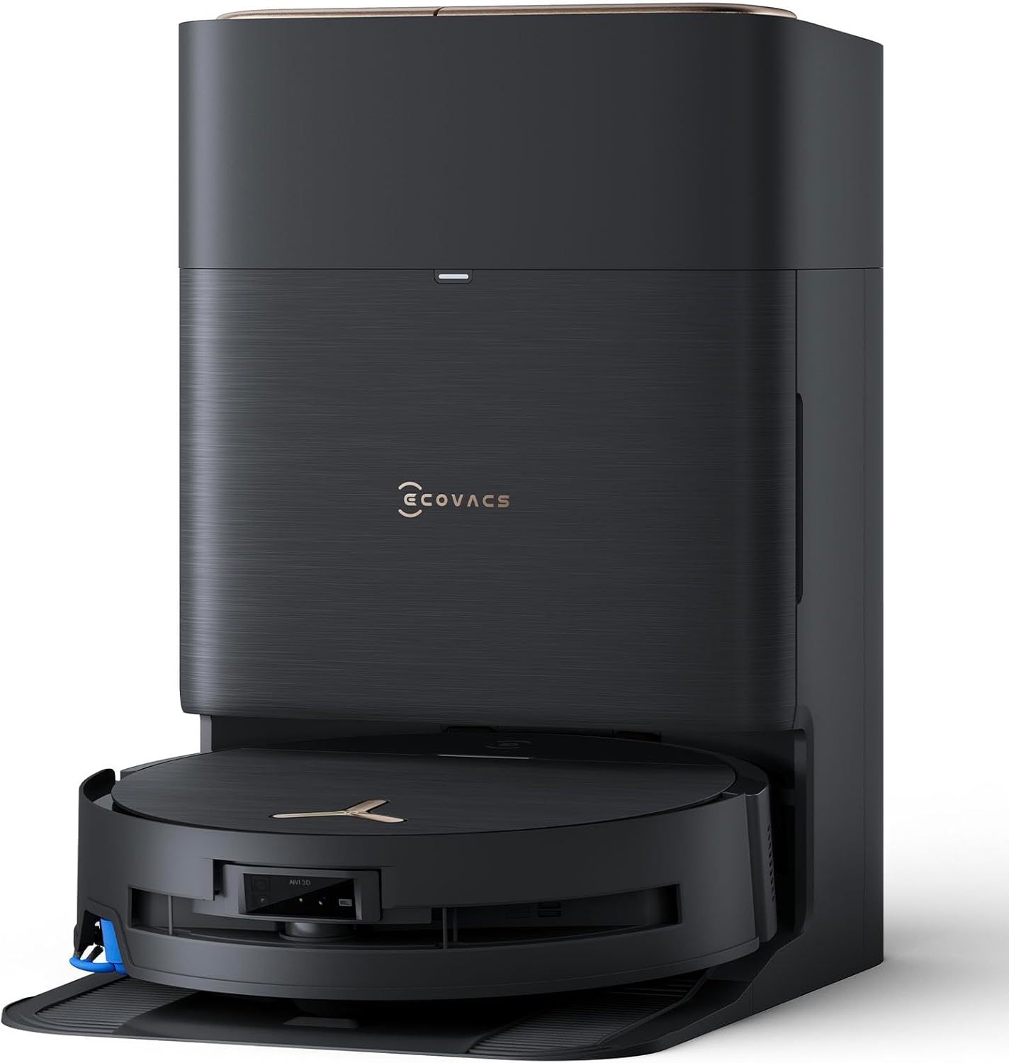 ECOVACS DEEBOT X9 PRO Omni Saugroboter mit Wischfunktion, 16.600 Pa, OZMO Roller, ZeroTangle 3.0,TruEdge 2.0, Heißwasser - Moppwäsche, Heißlufttrocknung, All - in - One Omni Station, YIKO - GPT-Snugsta