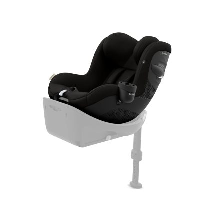 CYBEX Gold Kinder - Autositz Sirona G i - Size Comfort, Ohne Base, Ab ca. 3 Monaten bis 4 Jahre, Max. 19 kg, 61 - 105 cm Ab Geburt 40 cm mit Neugeboreneneinlage , Magic Black-Snugsta
