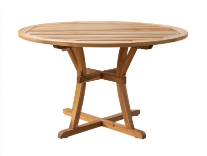 Esstisch Holz rund 110x110x75 cm - braun - geeignet für Esszimmer - natürliches Design-Snugsta