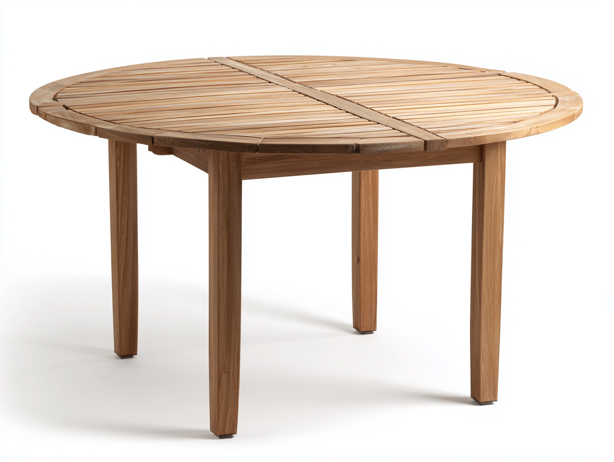 Esstisch Holz rund 110x110x75 cm - braun - geeignet für Esszimmer - schlichtes Design-Snugsta