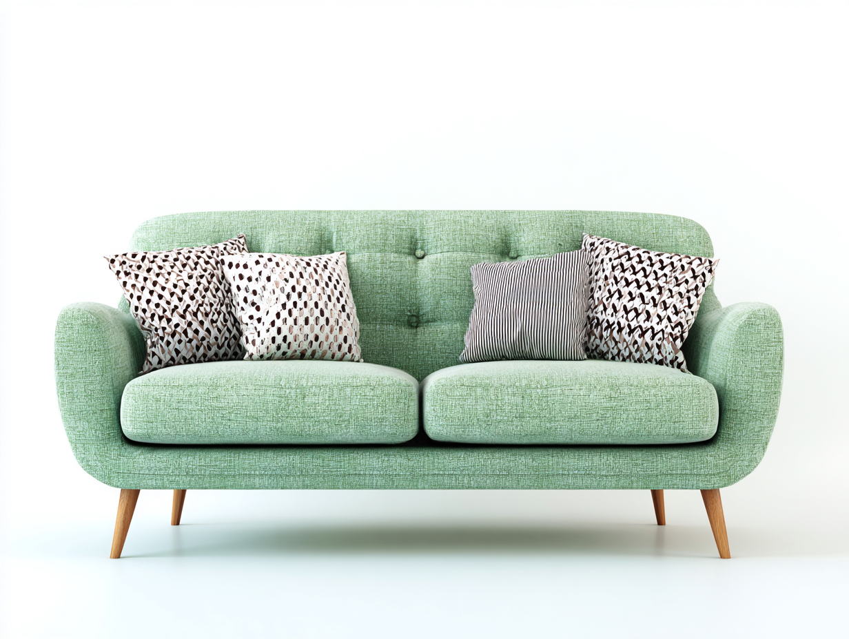 2-Sitzer Sofa Stoff 160x82x90 cm - grün - geeignet für Wohnzimmer - skandinavisches Design-Snugsta