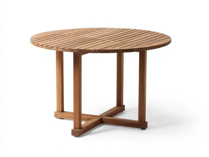 Esstisch Massivholz - 105x105x75 cm - holzfarben - für Esszimmer - klassisches Design-Snugsta