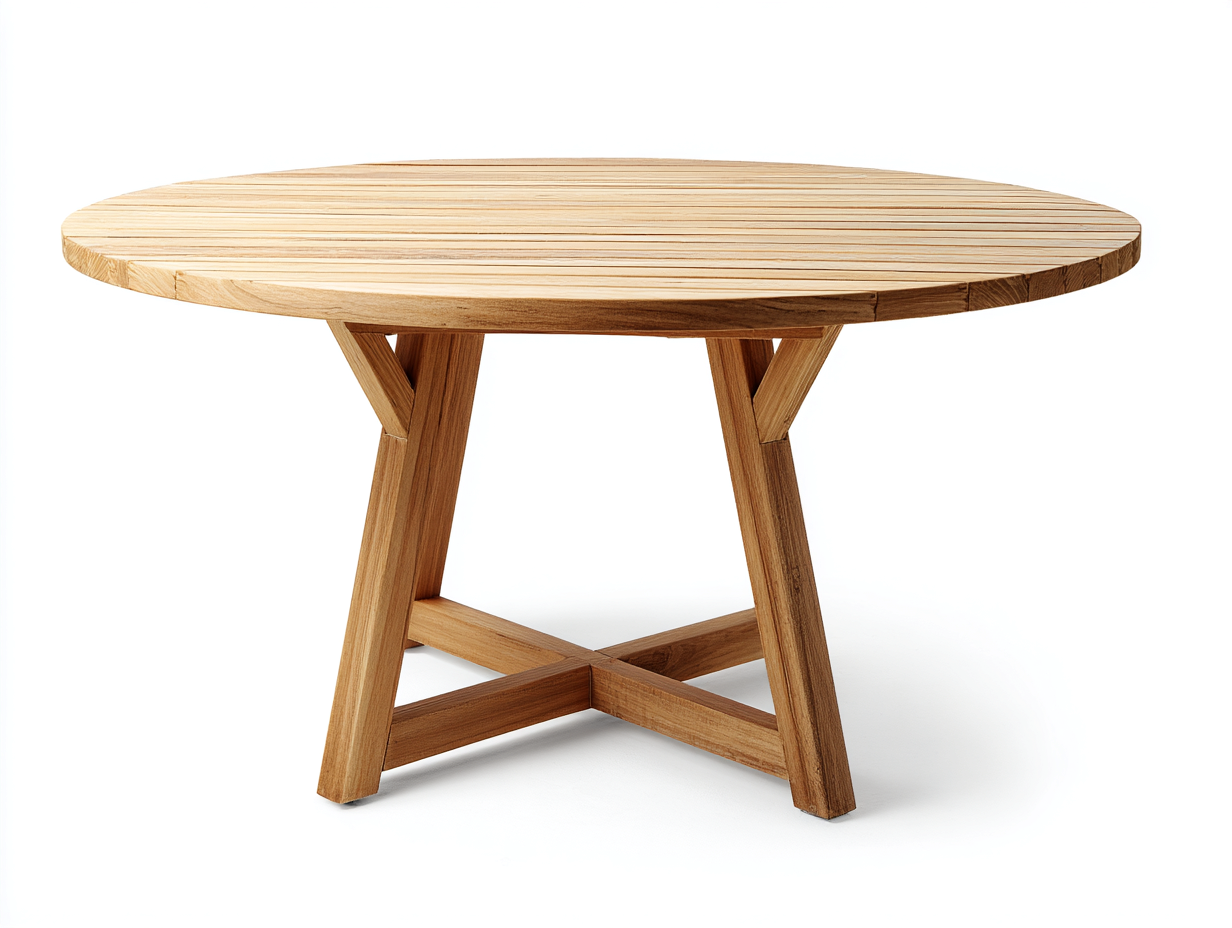 Esstisch Holz rund 110x110x75 cm - naturholzfarbe - geeignet für Esszimmer - natürliches Design-Snugsta