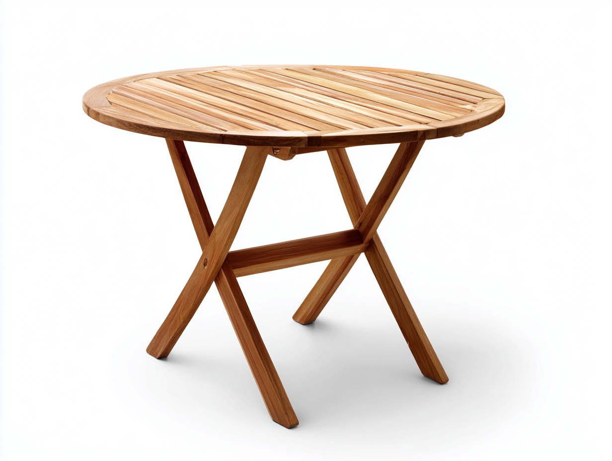 Esstisch Massivholz - 100x100x75 cm - holzfarben - für Esszimmer - klassisches Design-Snugsta