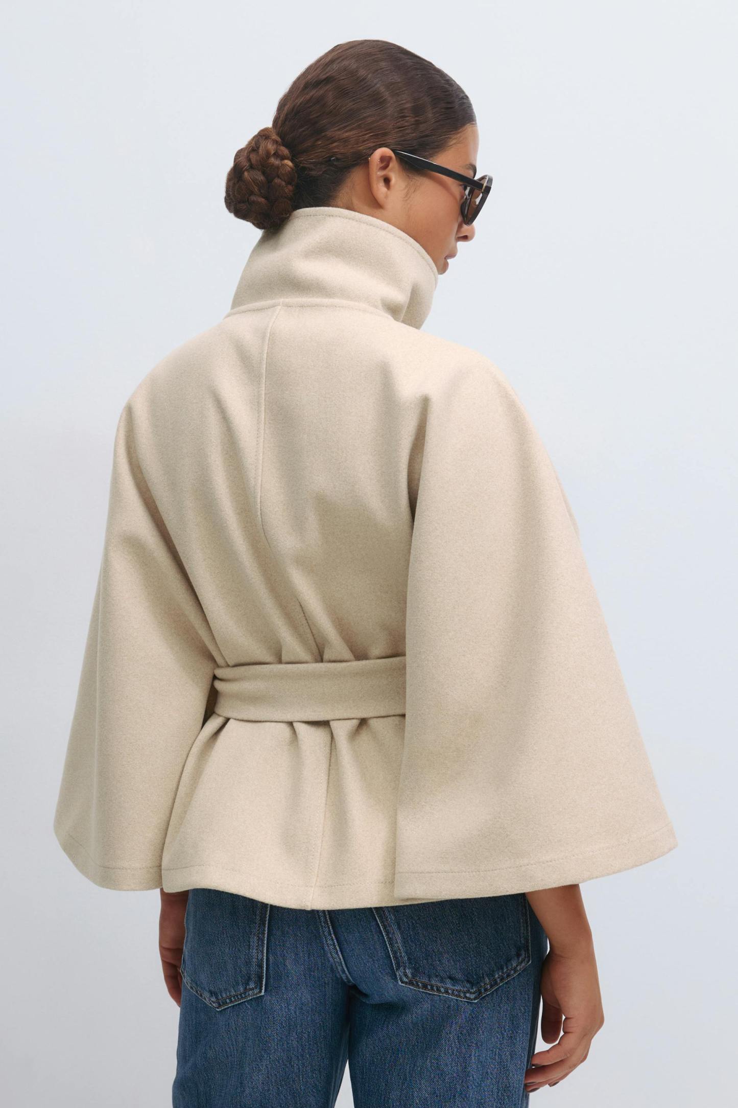 Short Cape Jacket-Valefold
