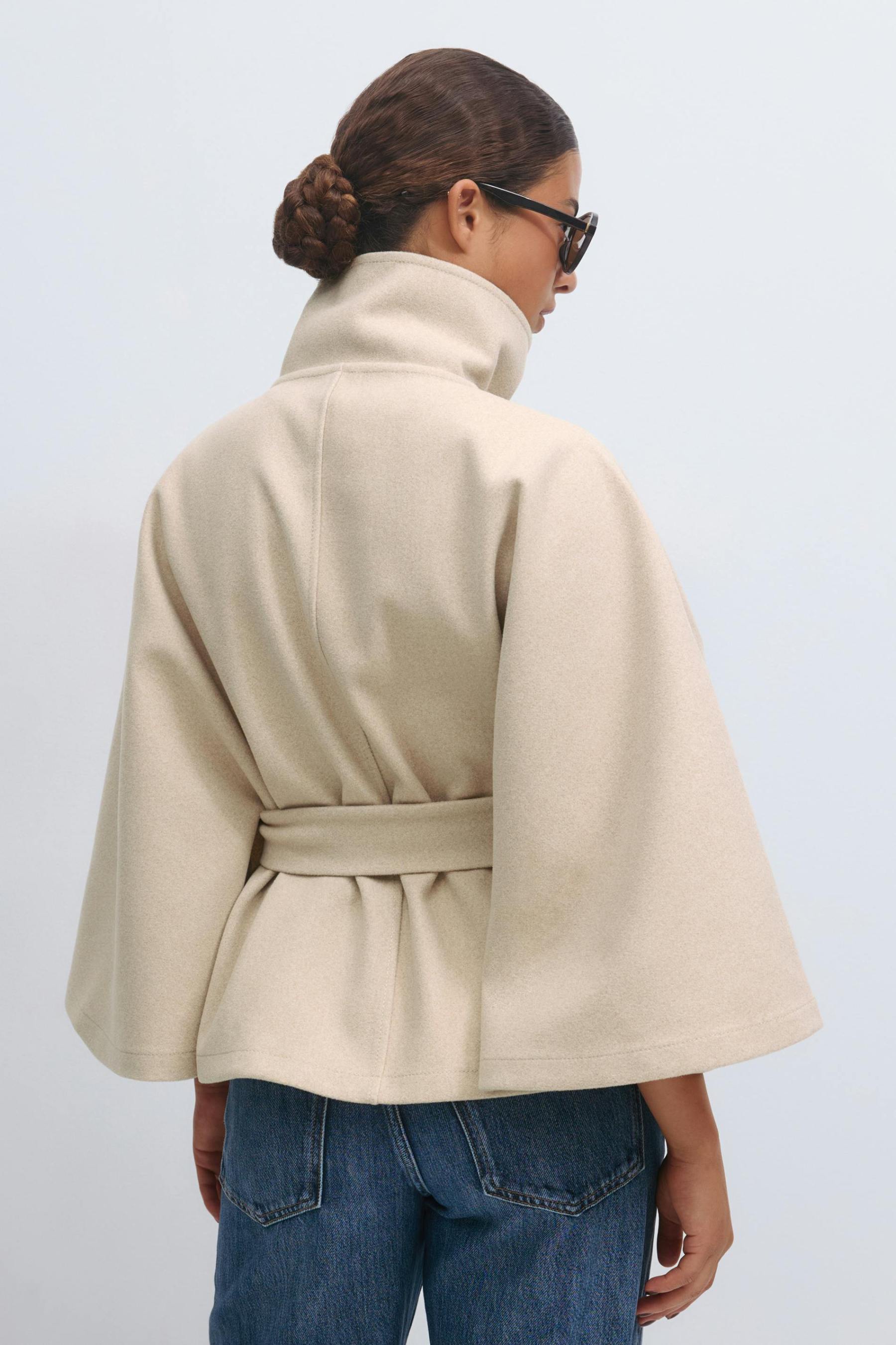 Short Cape Jacket-Valefold